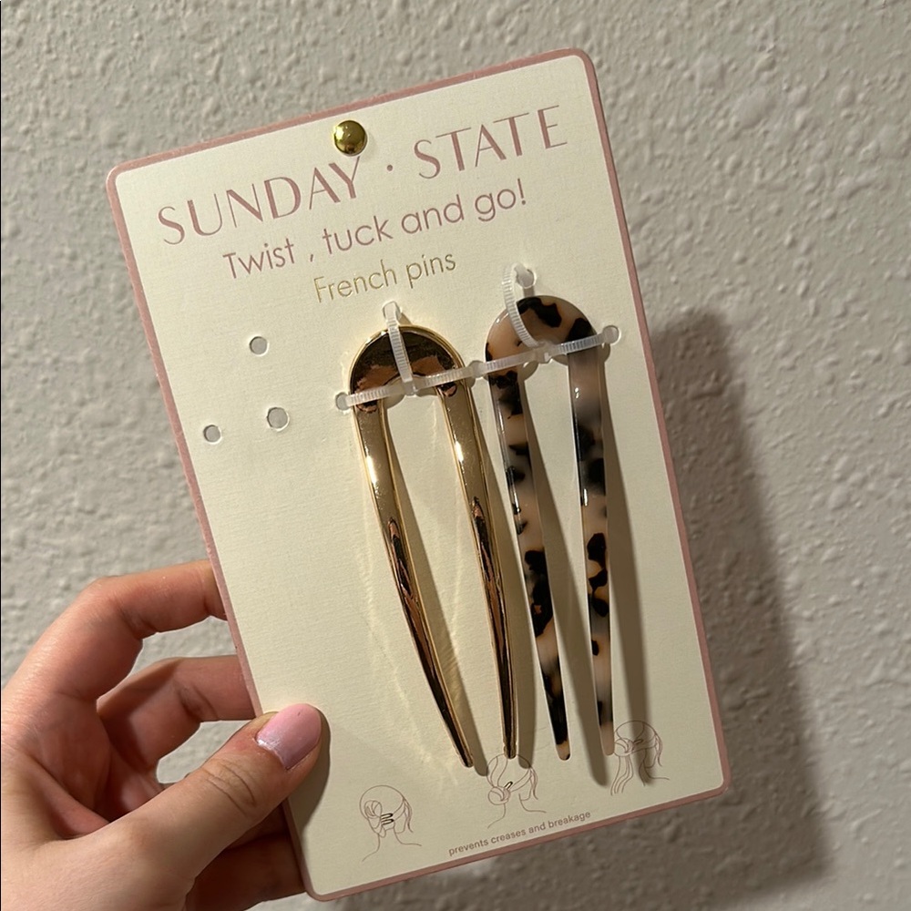 French pins for hair